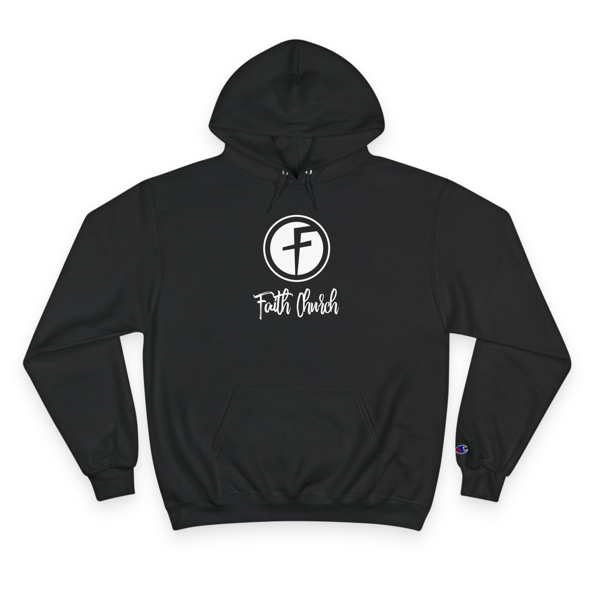 Faith Cursive - Champion Hoodie