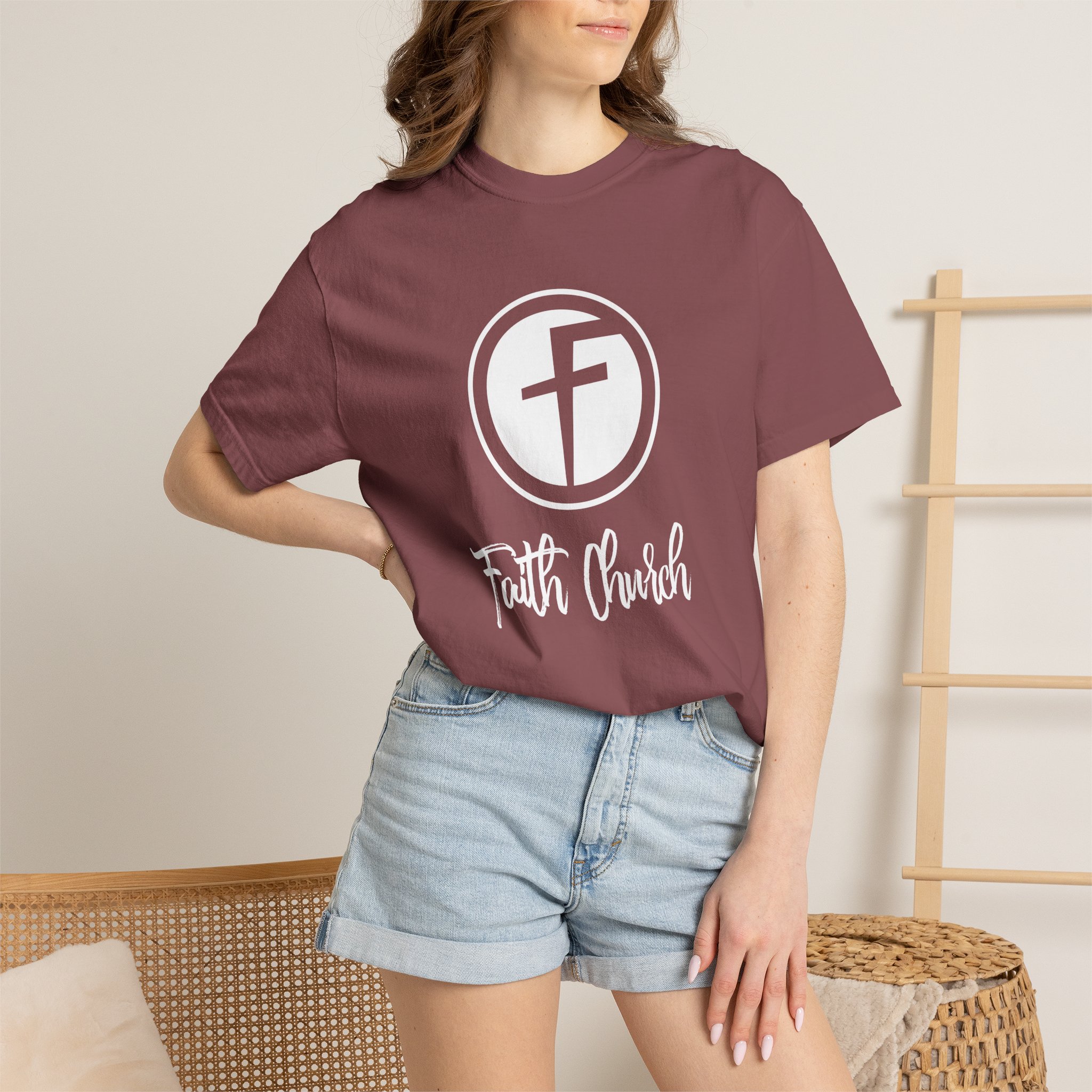 Faith Church Logo T‑Shirt — Christian Ministry Tee - Image 3