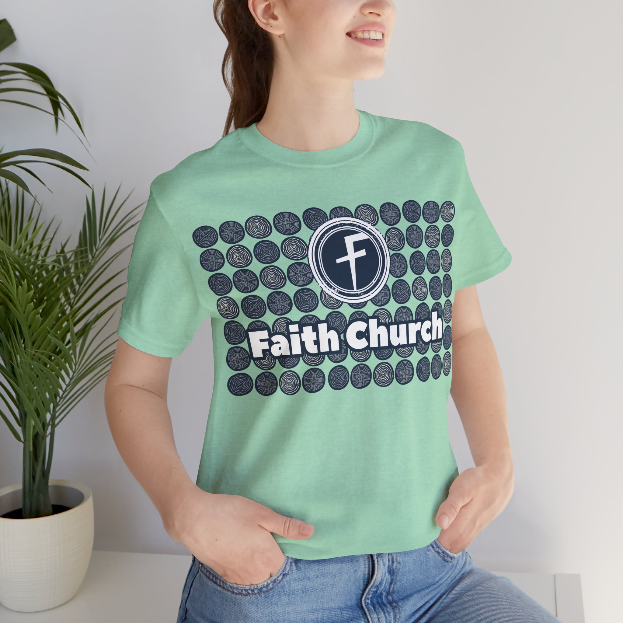 Faith Church Circles Logo Tee — Lightweight Crewneck - Image 37