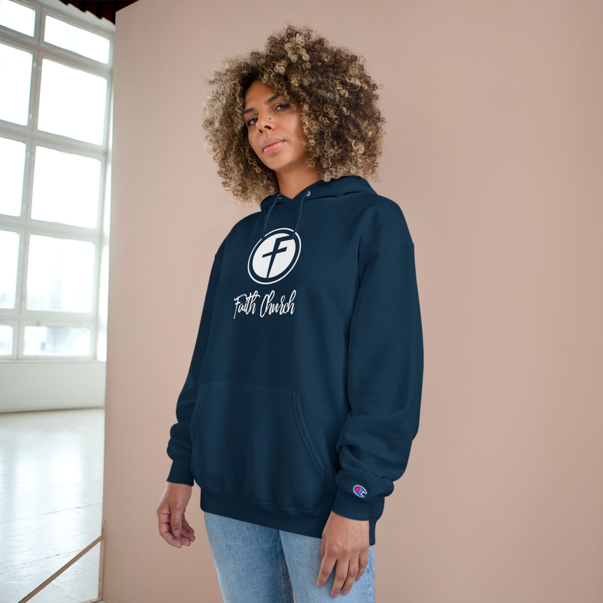 Faith Cursive - Champion Hoodie - Image 16