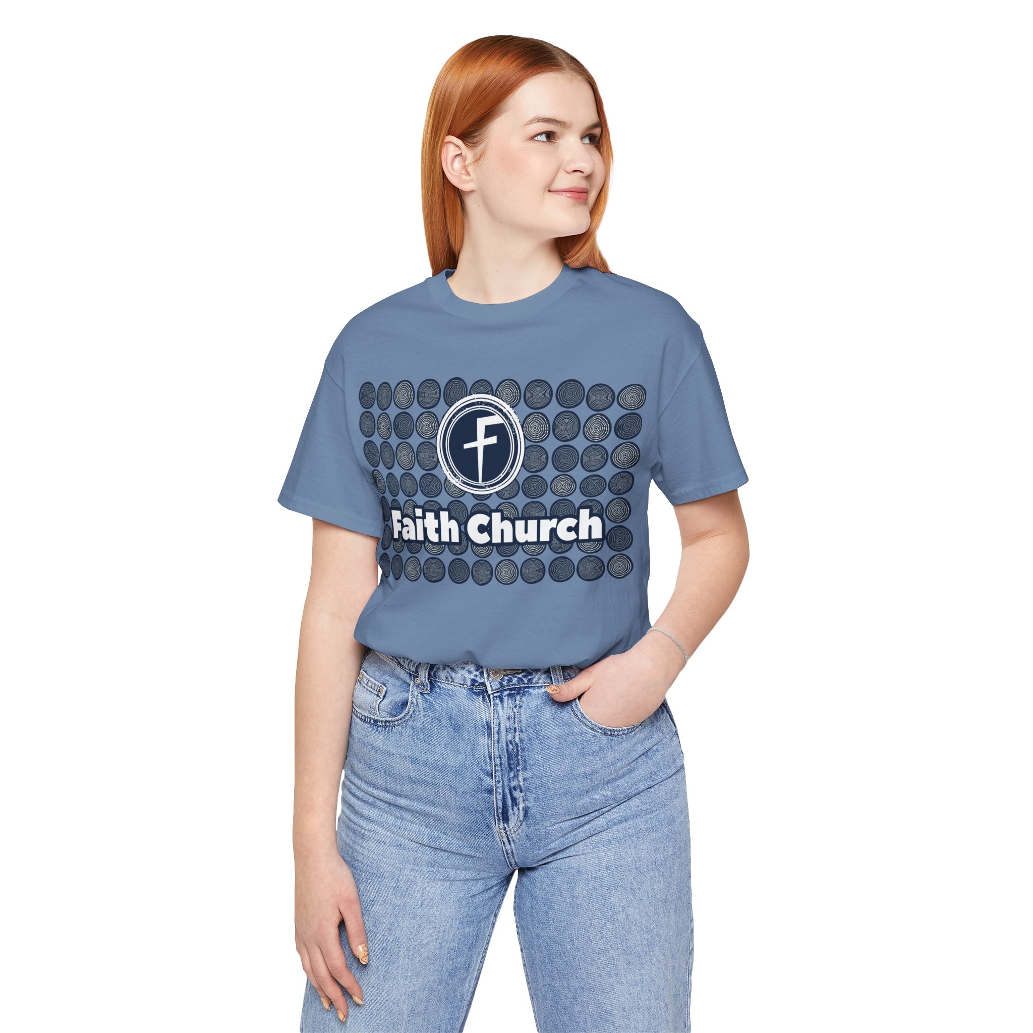 Faith Church Circles Logo Tee — Lightweight Crewneck - Image 60