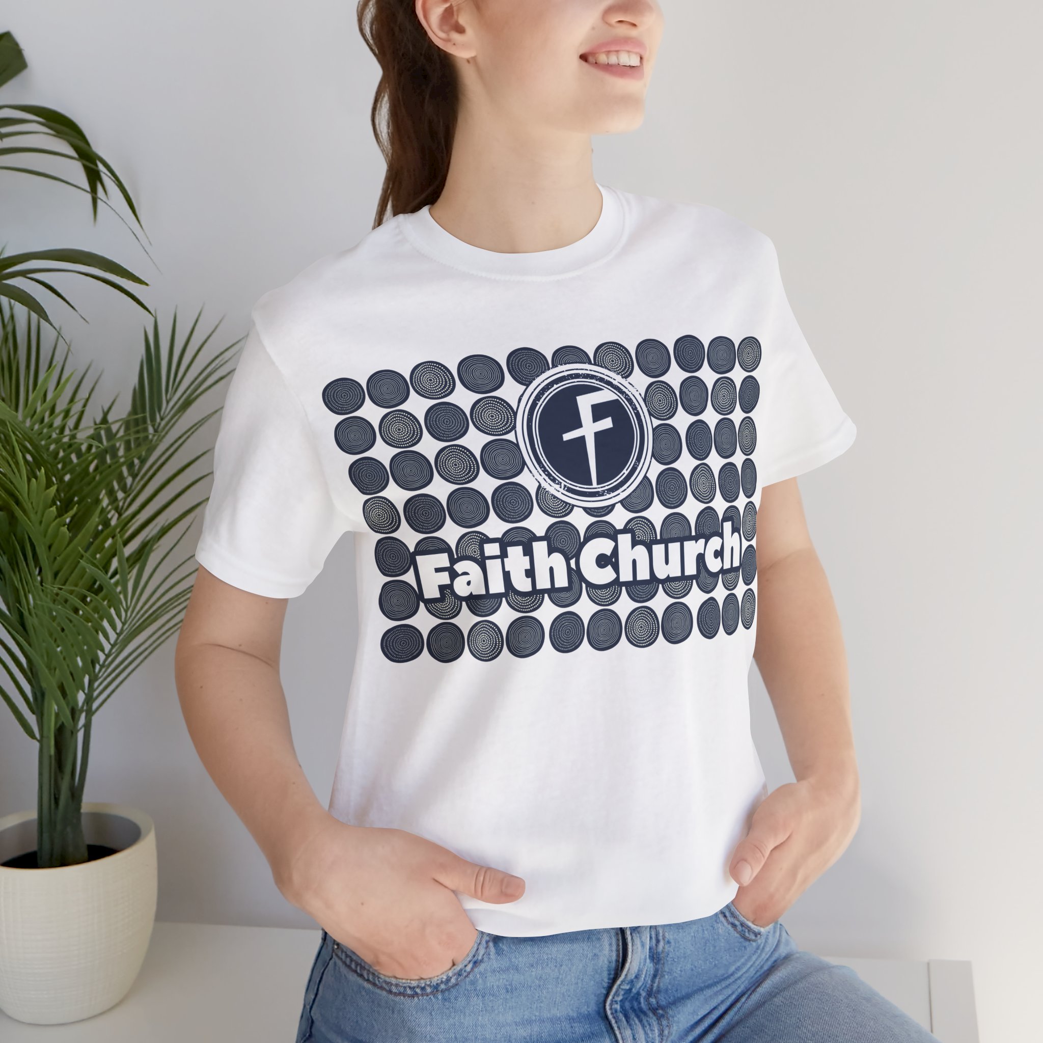Faith Church Circles Logo Tee — Lightweight Crewneck - Image 13