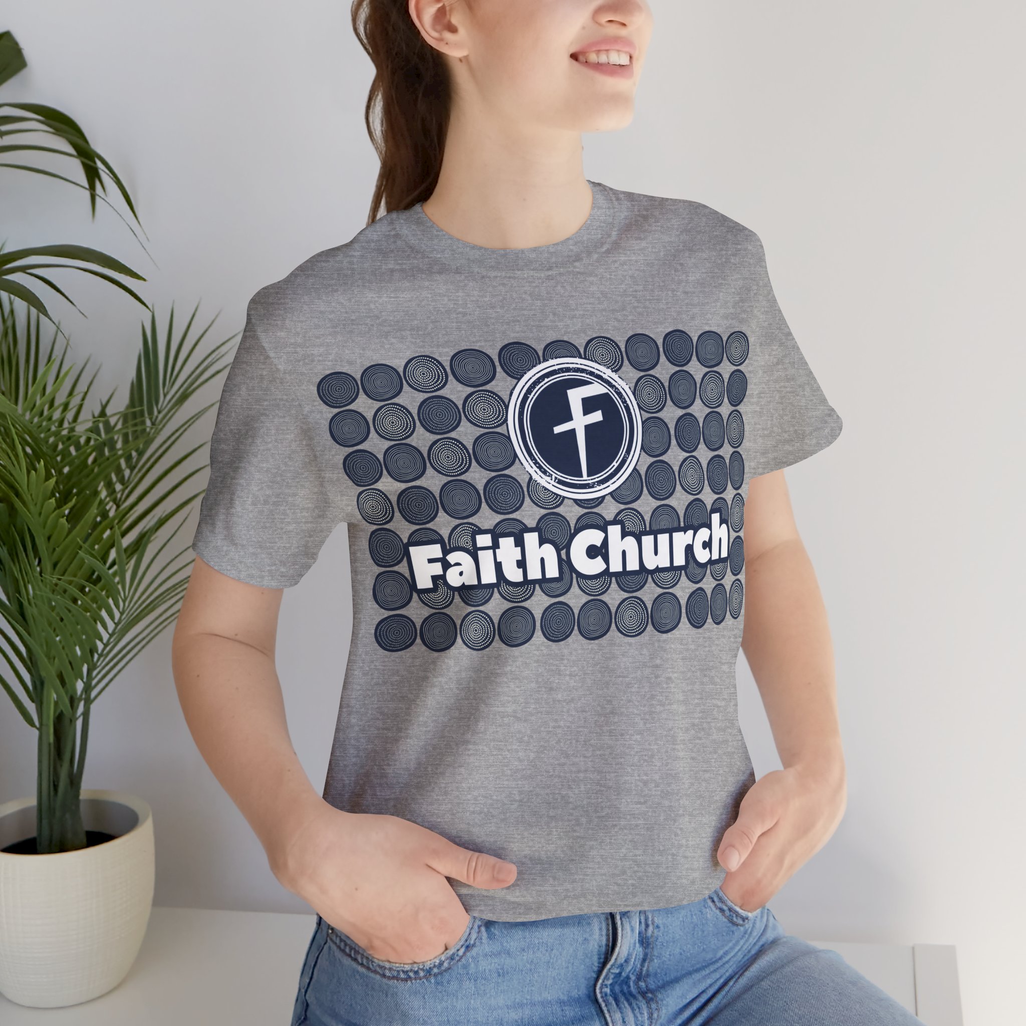 Faith Church Circles Logo Tee — Lightweight Crewneck - Image 7
