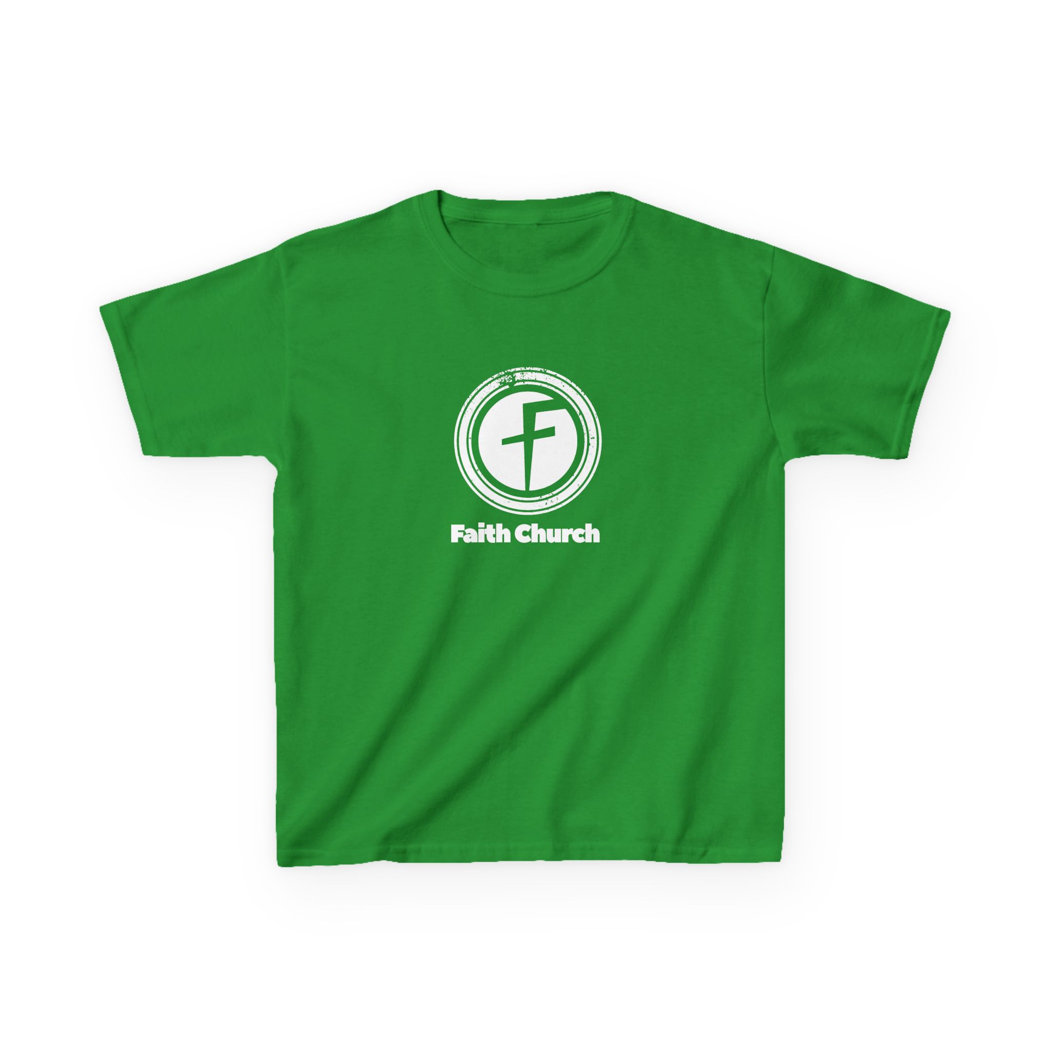 Kids T-Shirt — Faith Church Logo Youth Tee - Image 16
