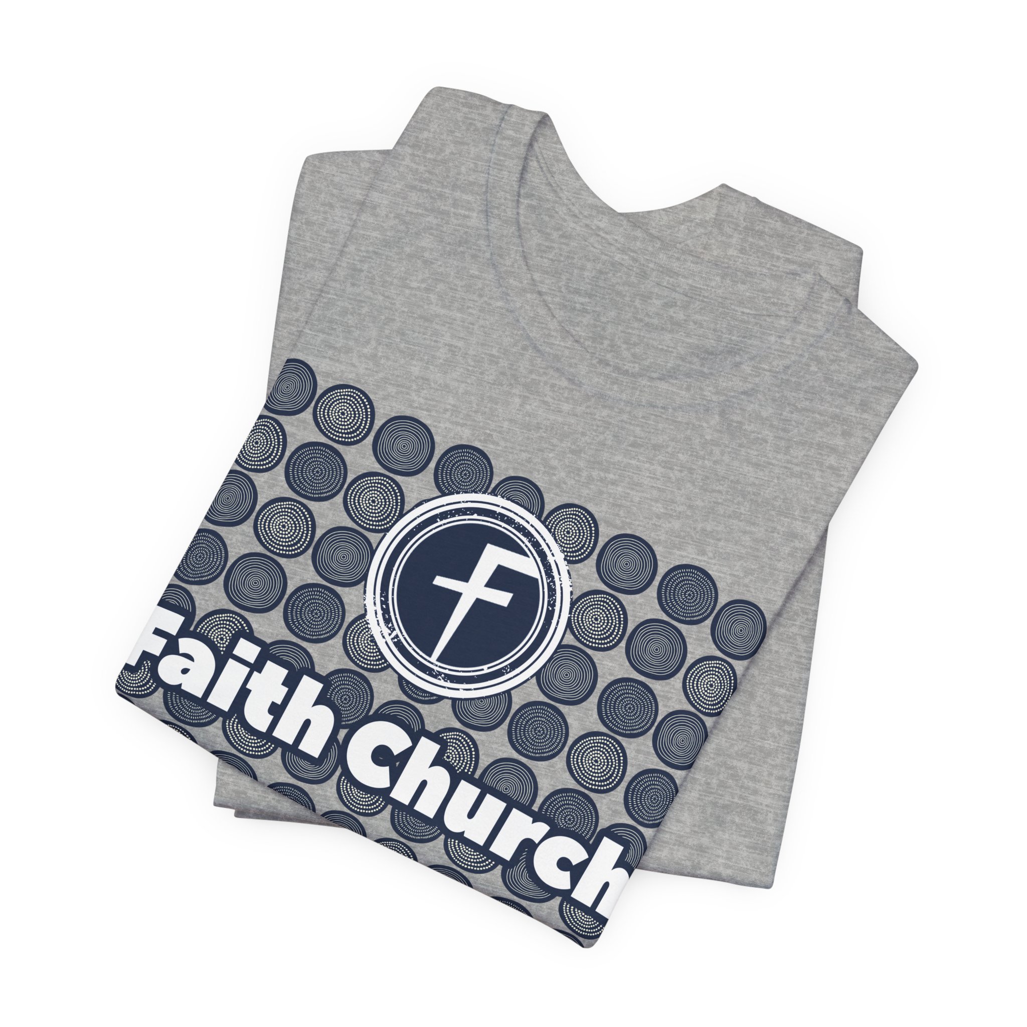 Faith Church Circles Logo Tee — Lightweight Crewneck - Image 3