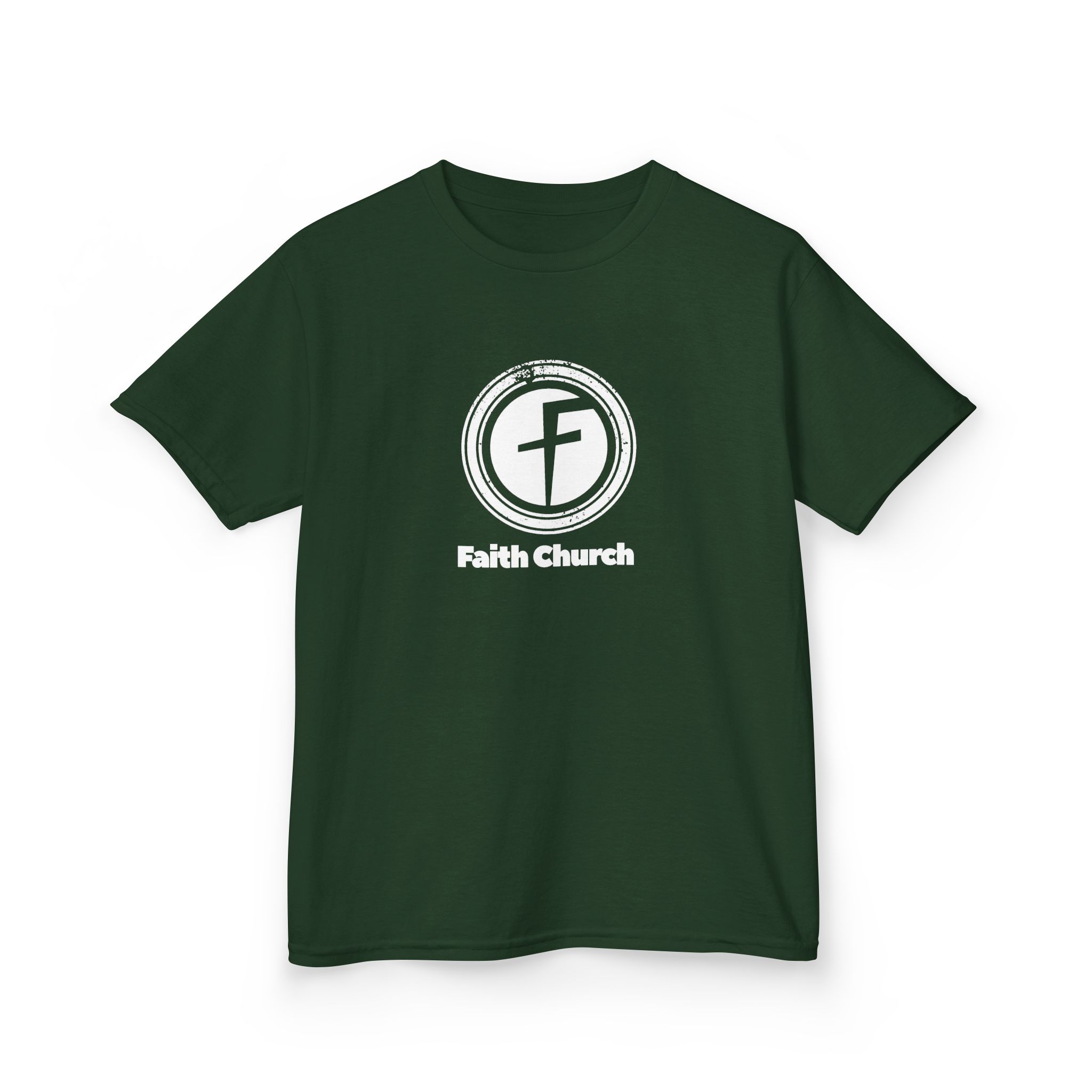 Kids T-Shirt — Faith Church Logo Youth Tee - Image 12