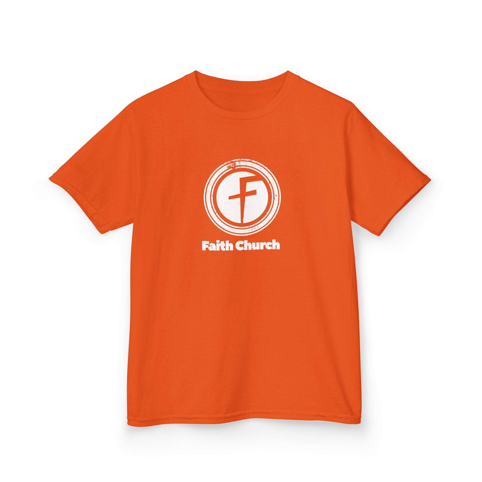 Kids T-Shirt — Faith Church Logo Youth Tee - Image 7