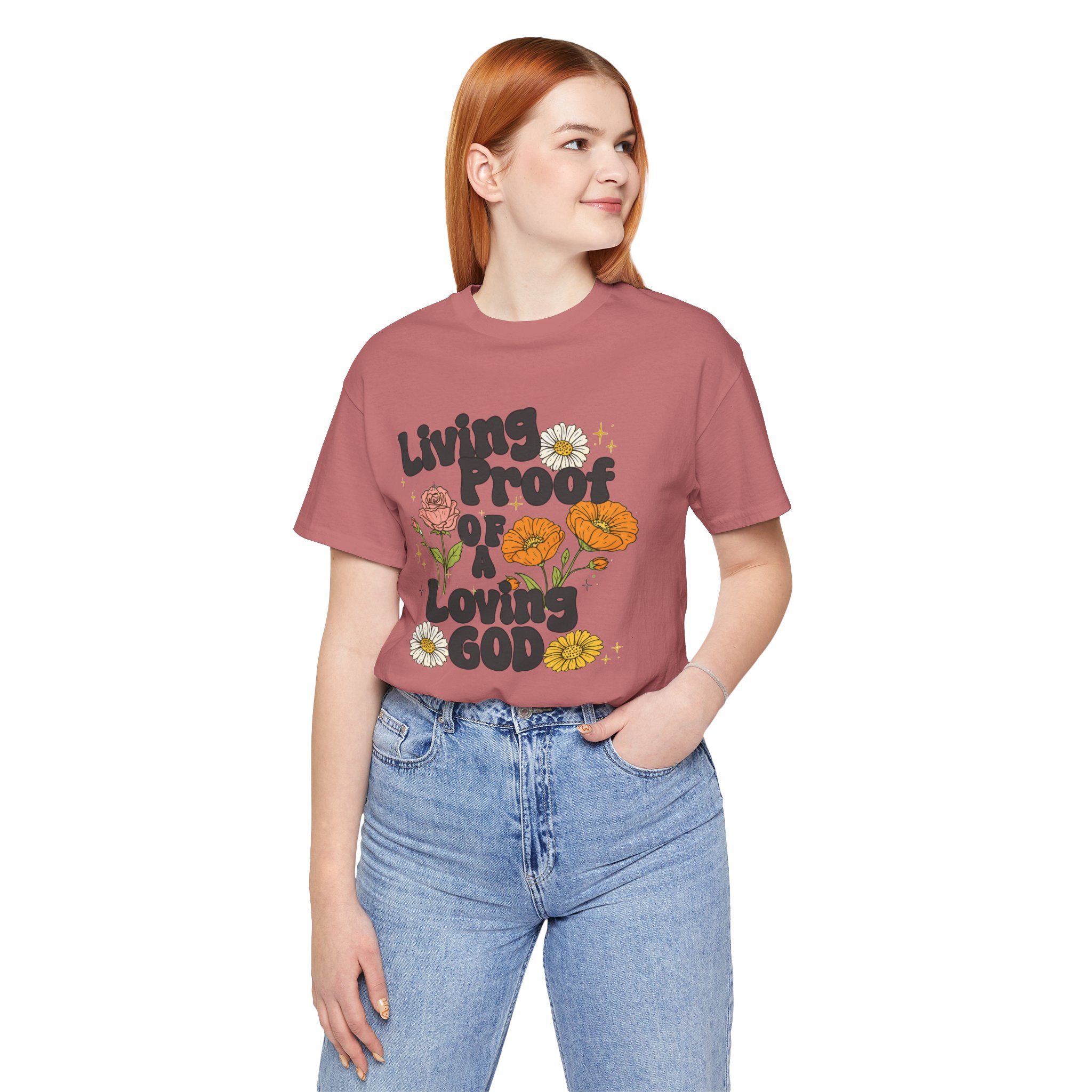 Living Proof of a Loving God T-Shirt - Image 12