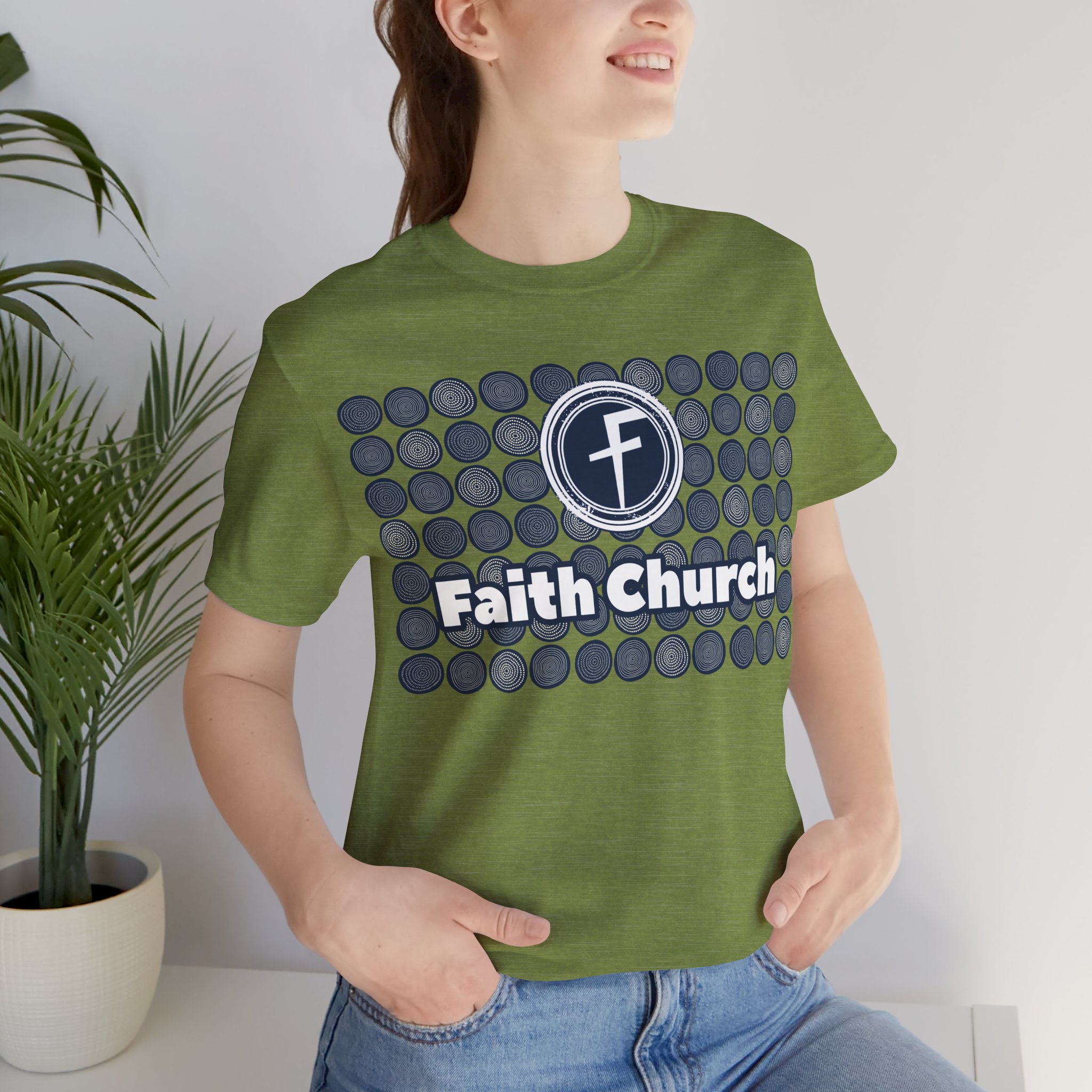 Faith Church Circles Logo Tee — Lightweight Crewneck - Image 31