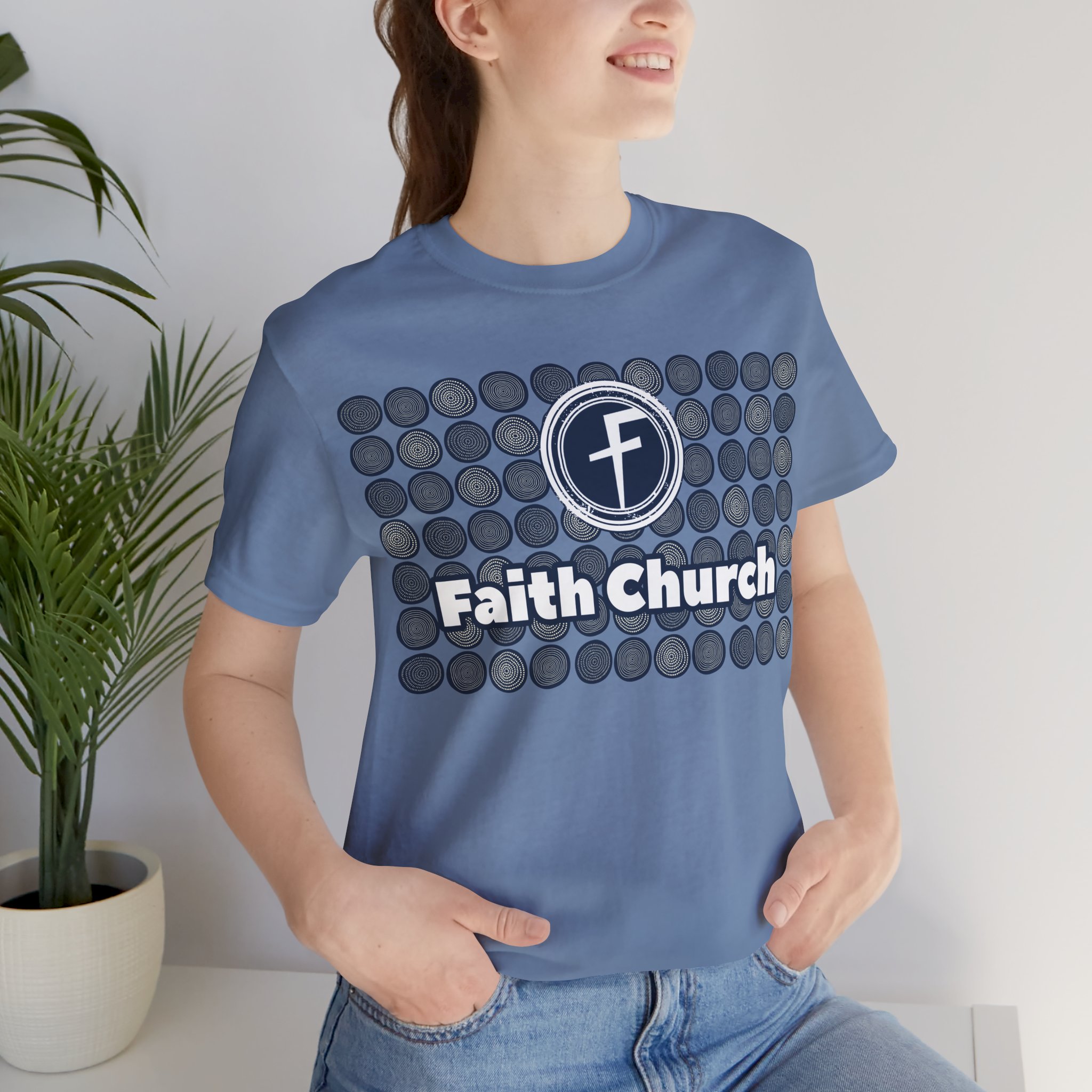 Faith Church Circles Logo Tee — Lightweight Crewneck - Image 61