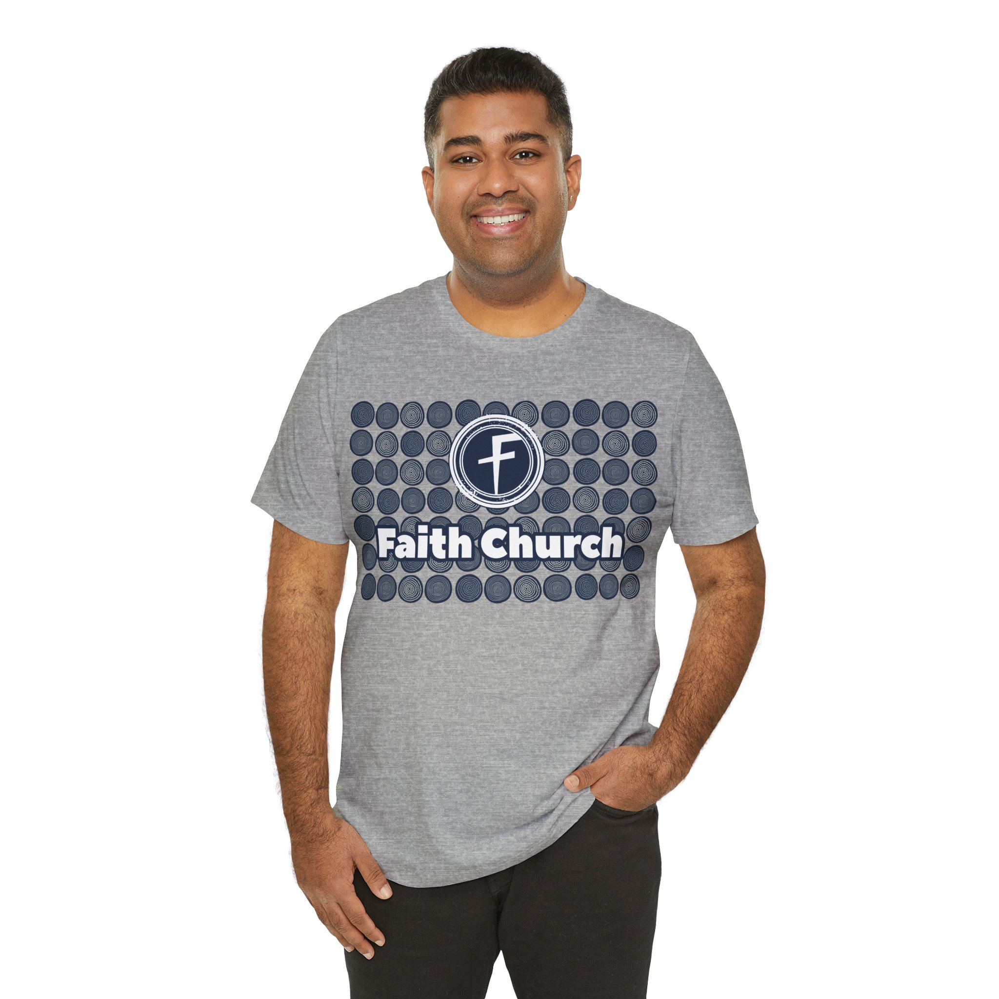 Faith Church Circles Logo Tee — Lightweight Crewneck - Image 5