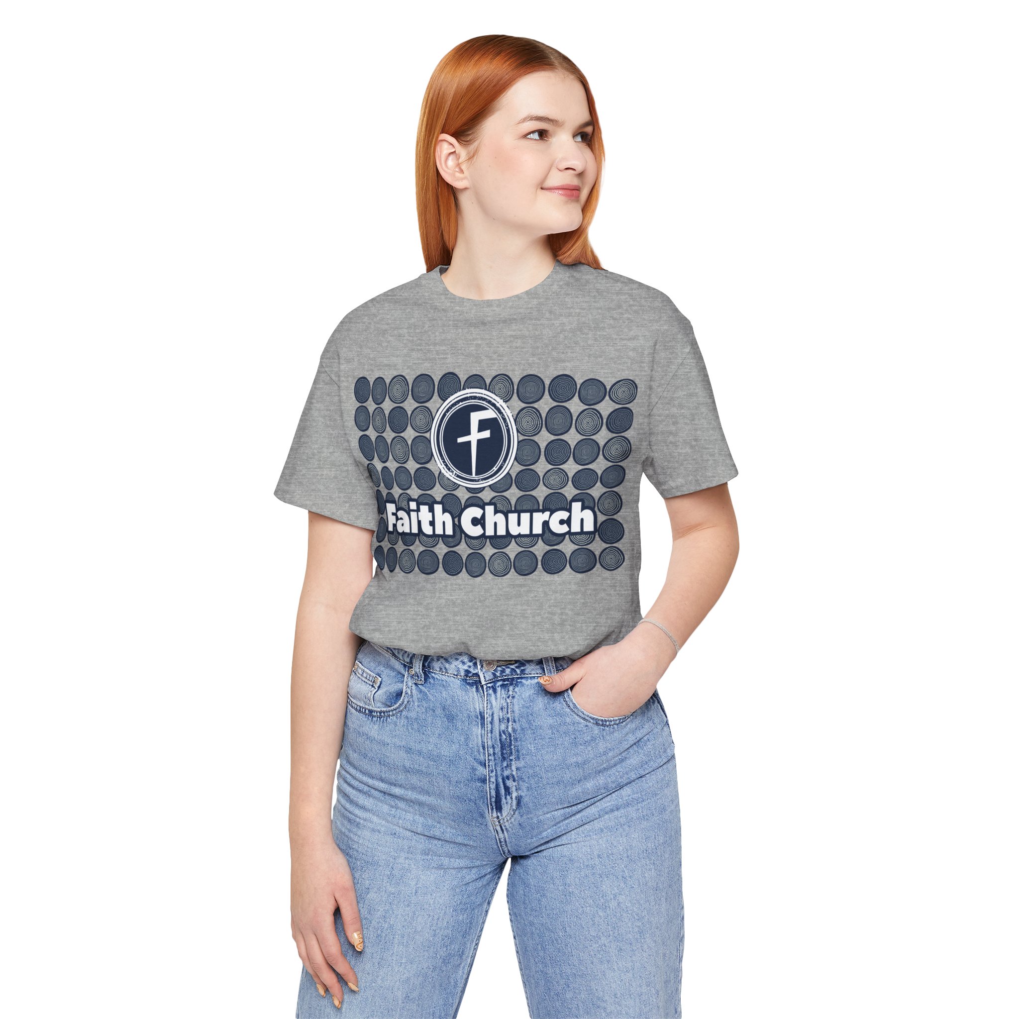 Faith Church Circles Logo Tee — Lightweight Crewneck - Image 6
