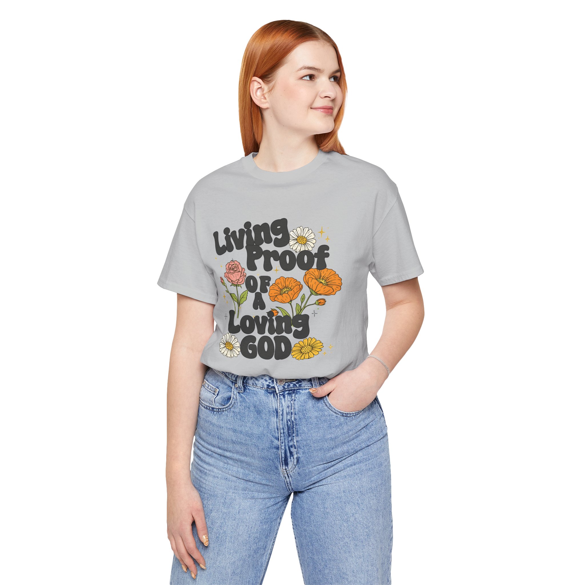 Living Proof of a Loving God T-Shirt - Image 7