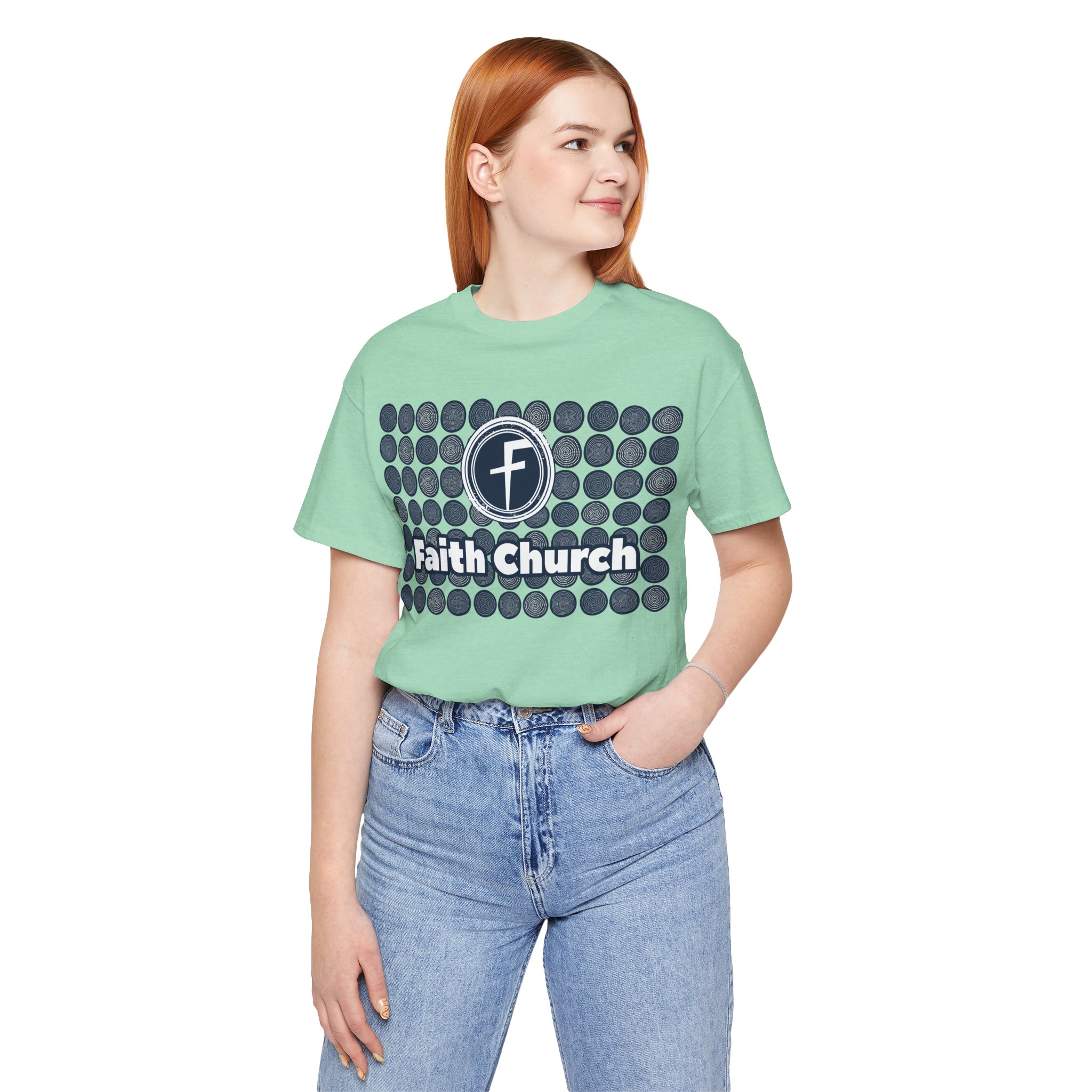 Faith Church Circles Logo Tee — Lightweight Crewneck - Image 36