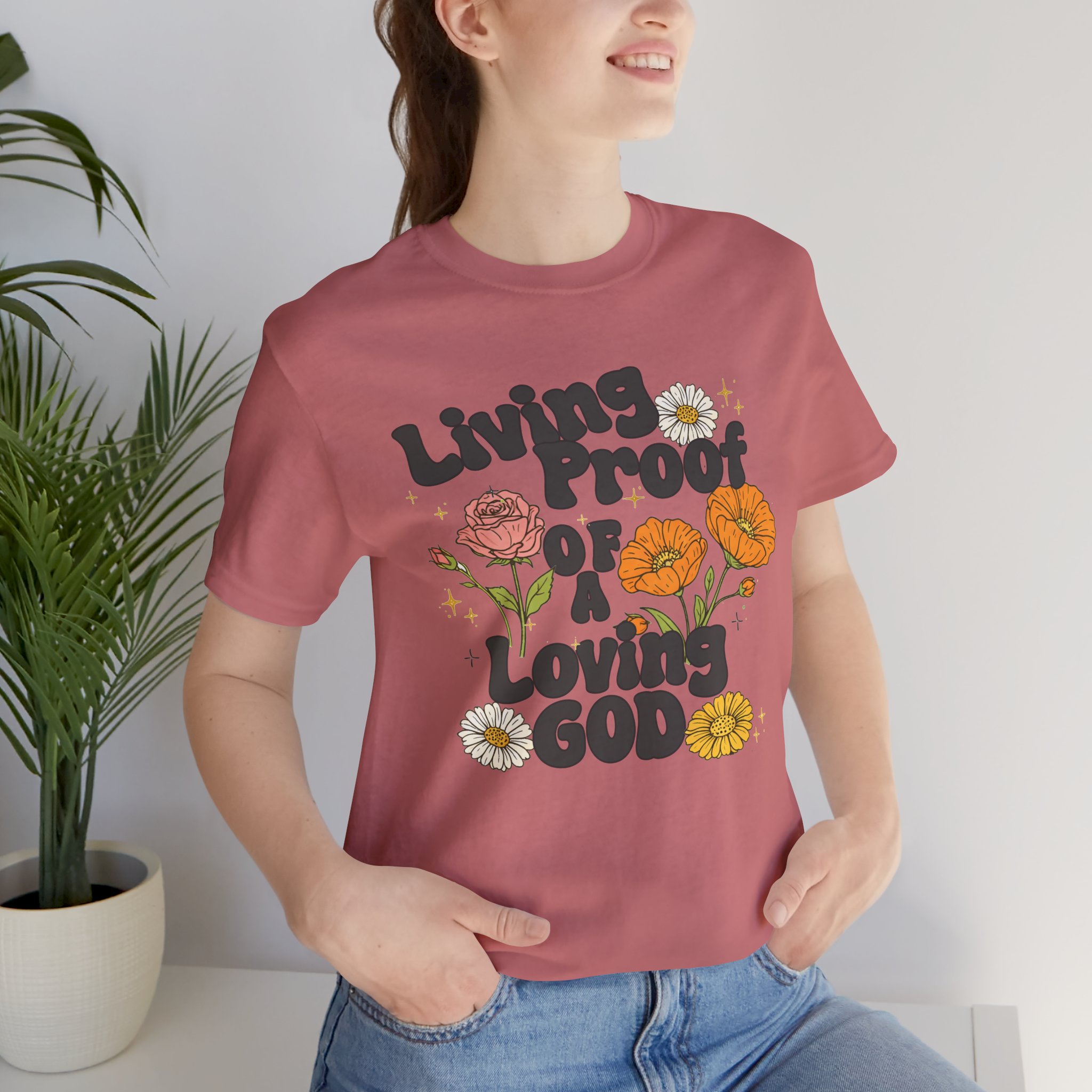 Living Proof of a Loving God T-Shirt - Image 13