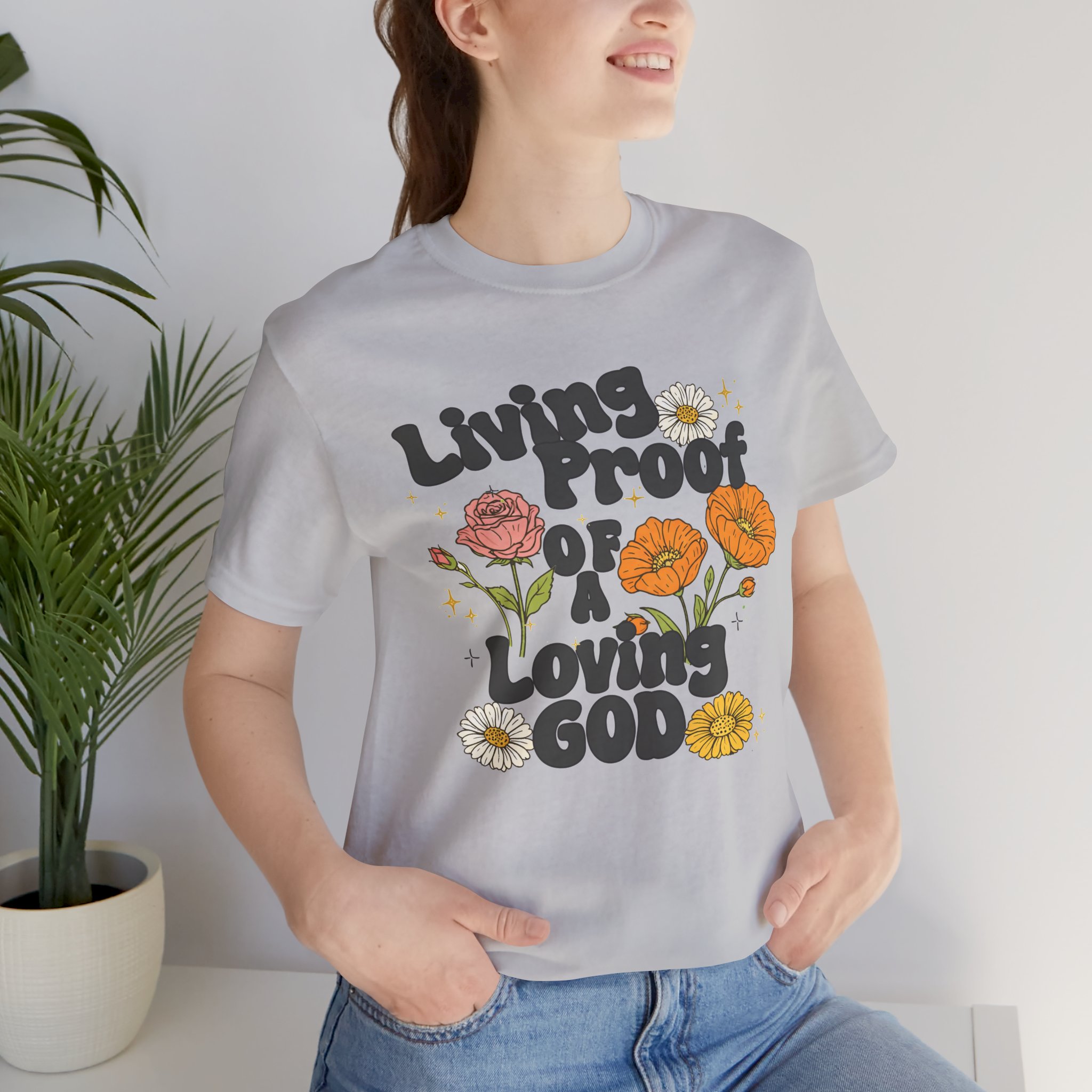 Living Proof of a Loving God T-Shirt - Image 8