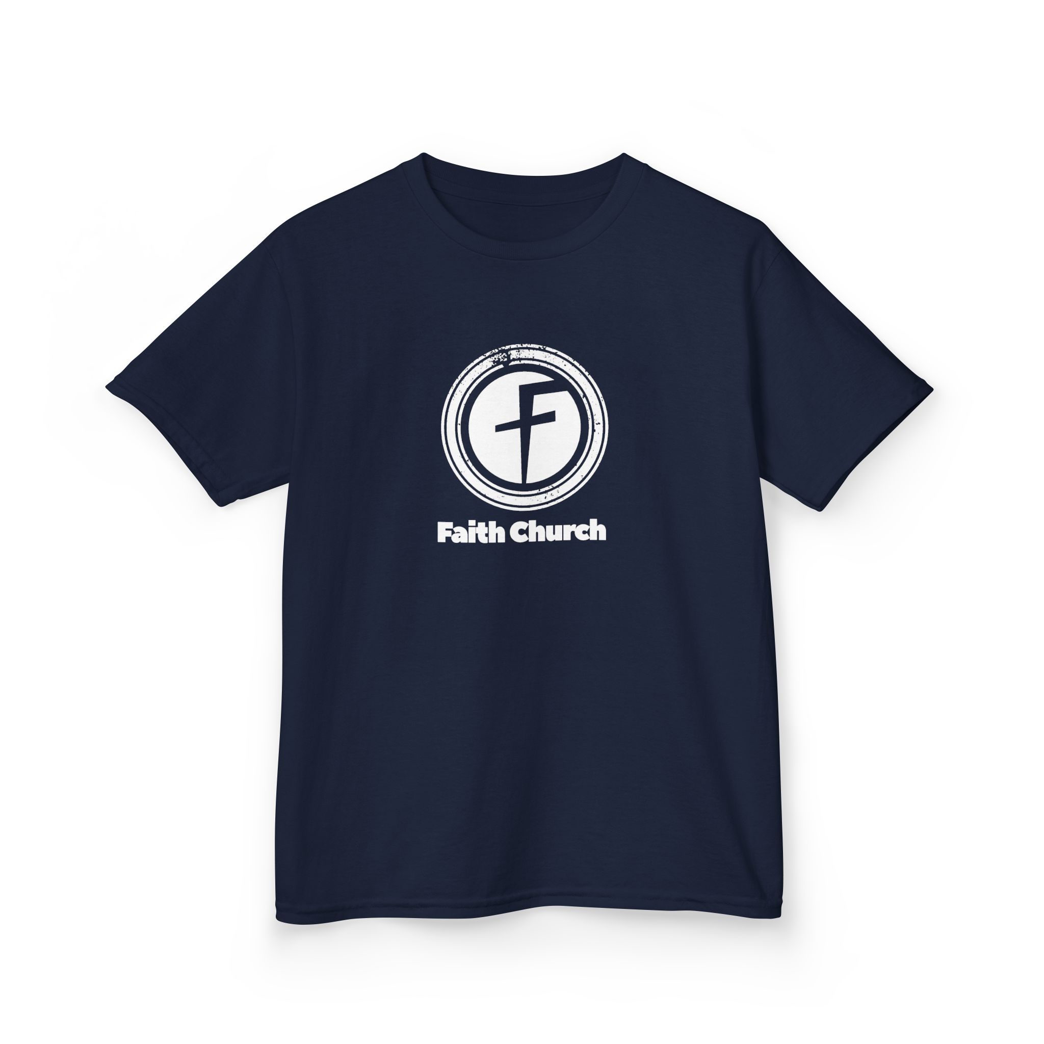 Kids T-Shirt — Faith Church Logo Youth Tee - Image 37