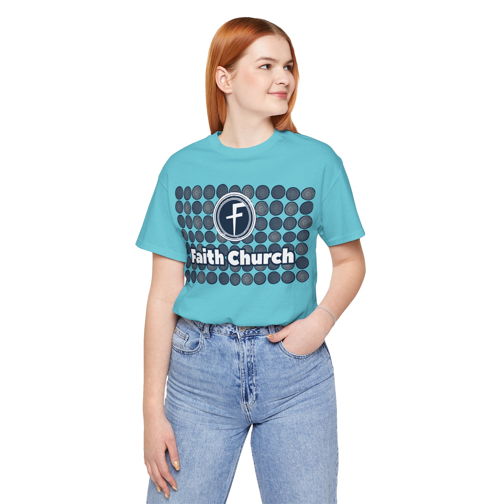 Faith Church Circles Logo Tee — Lightweight Crewneck - Image 48