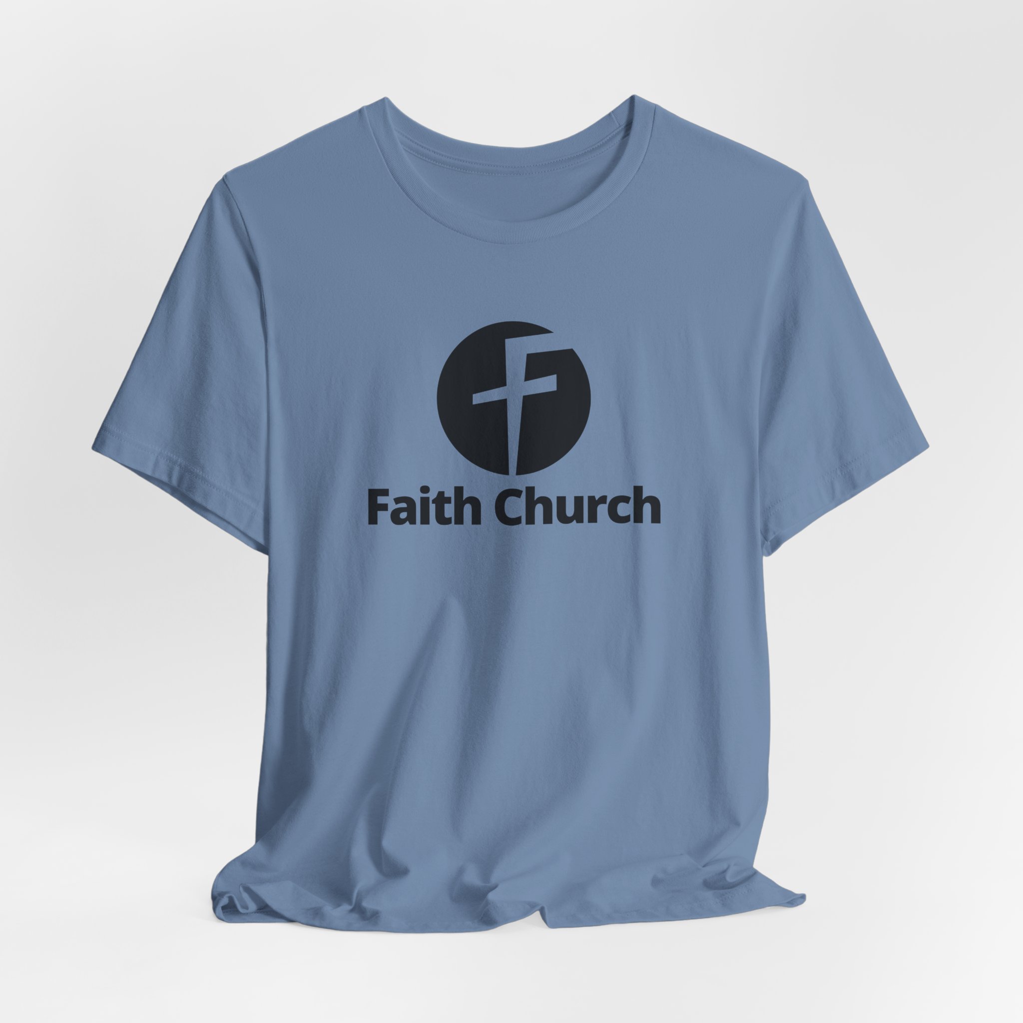 Faith Church Logo T-Shirt — Christian Ministry Tee - Image 49