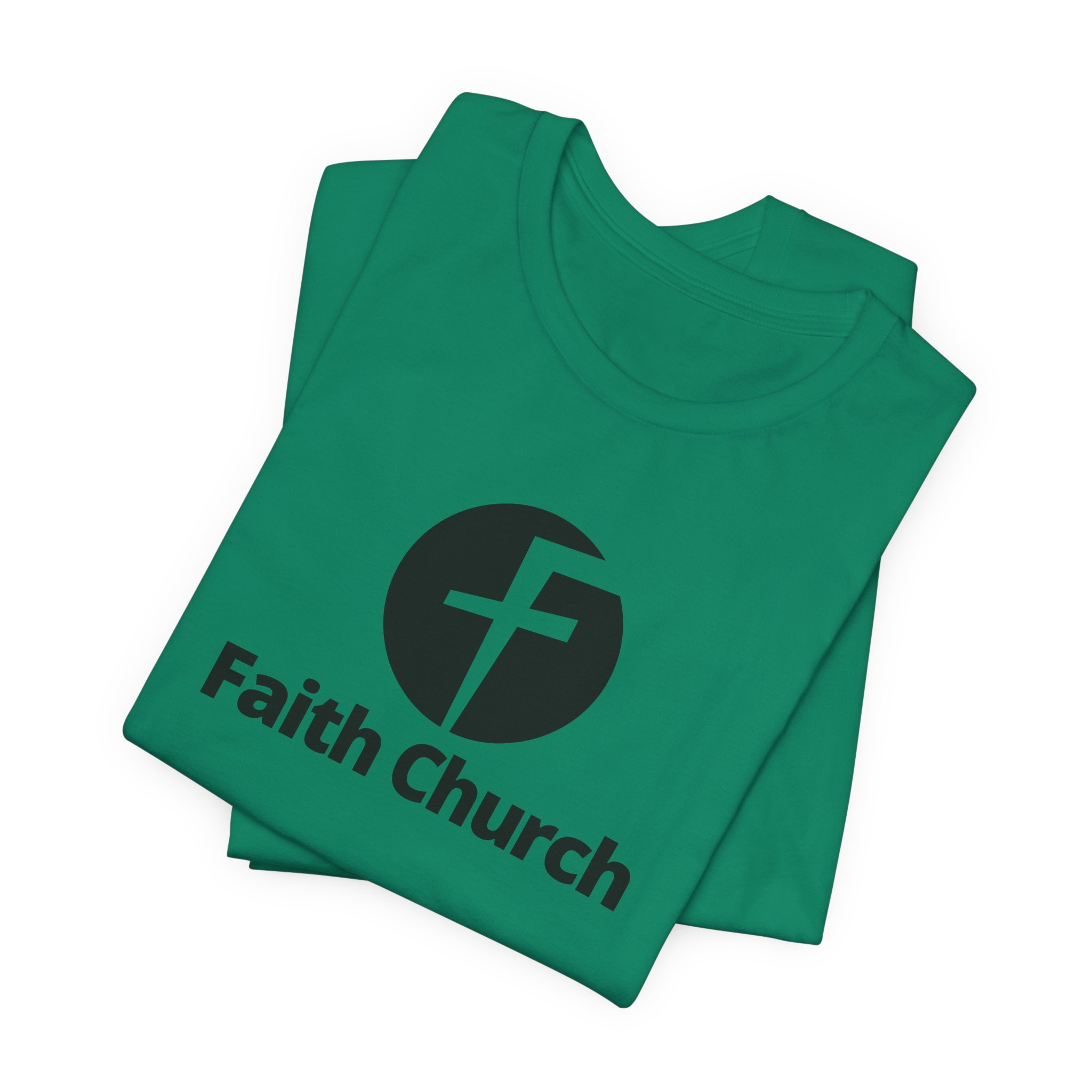 Faith Church Logo T-Shirt — Christian Ministry Tee - Image 43