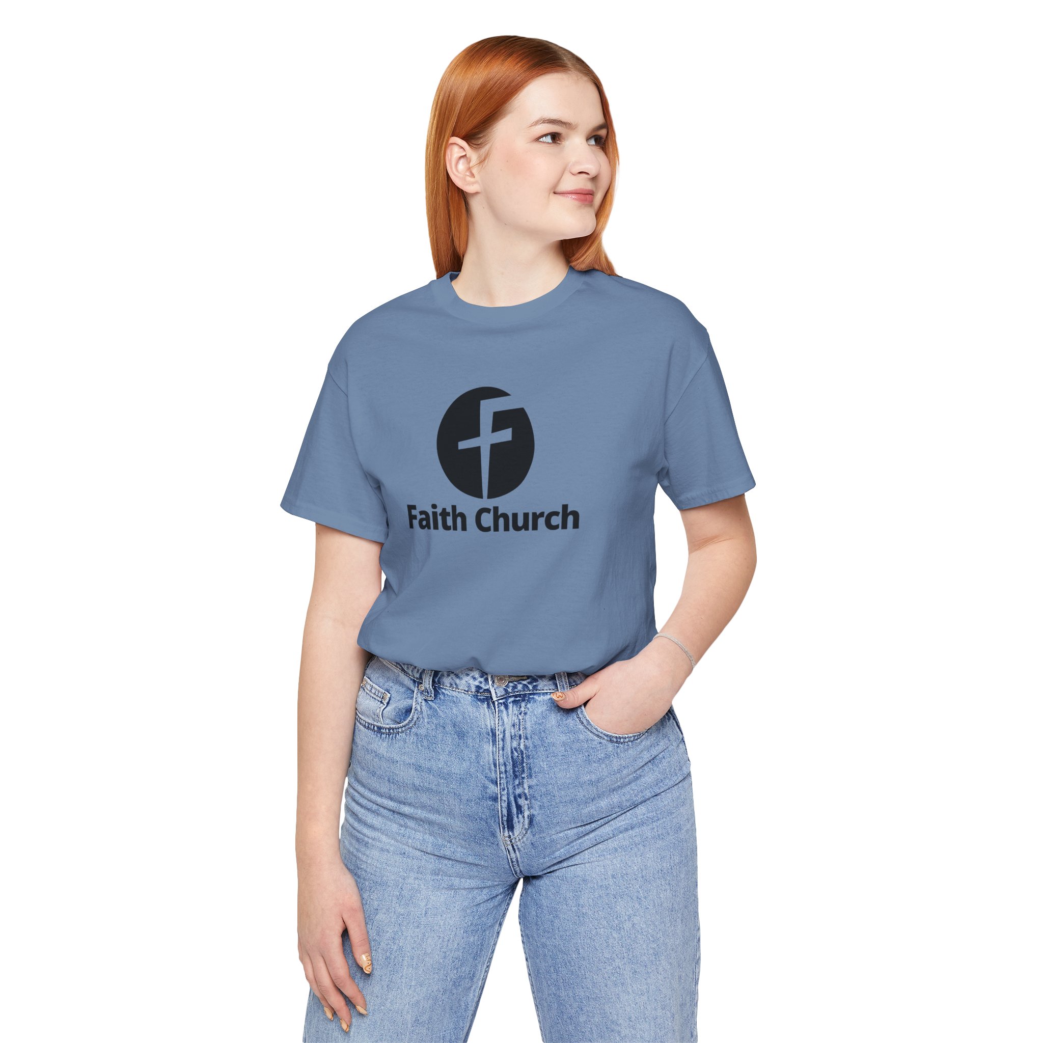 Faith Church Logo T-Shirt — Christian Ministry Tee - Image 50