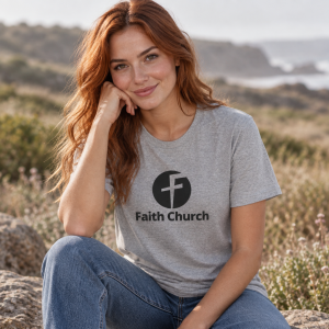 Faith Church Logo T-Shirt — Christian Ministry Tee