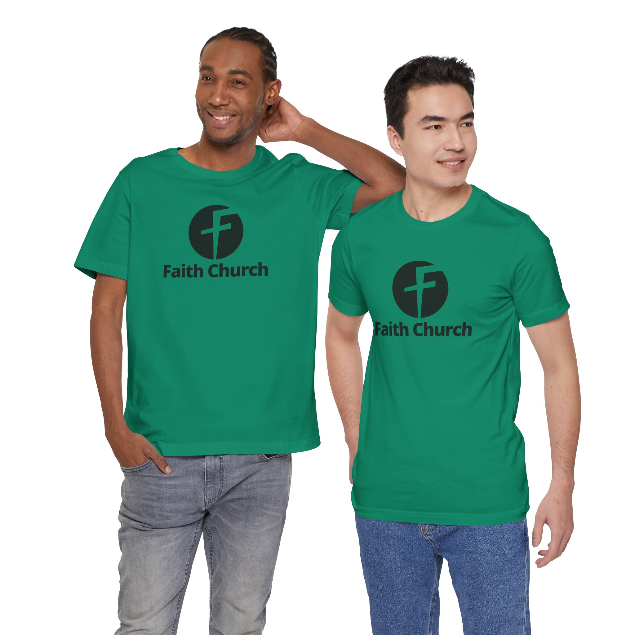 Faith Church Logo T-Shirt — Christian Ministry Tee - Image 46
