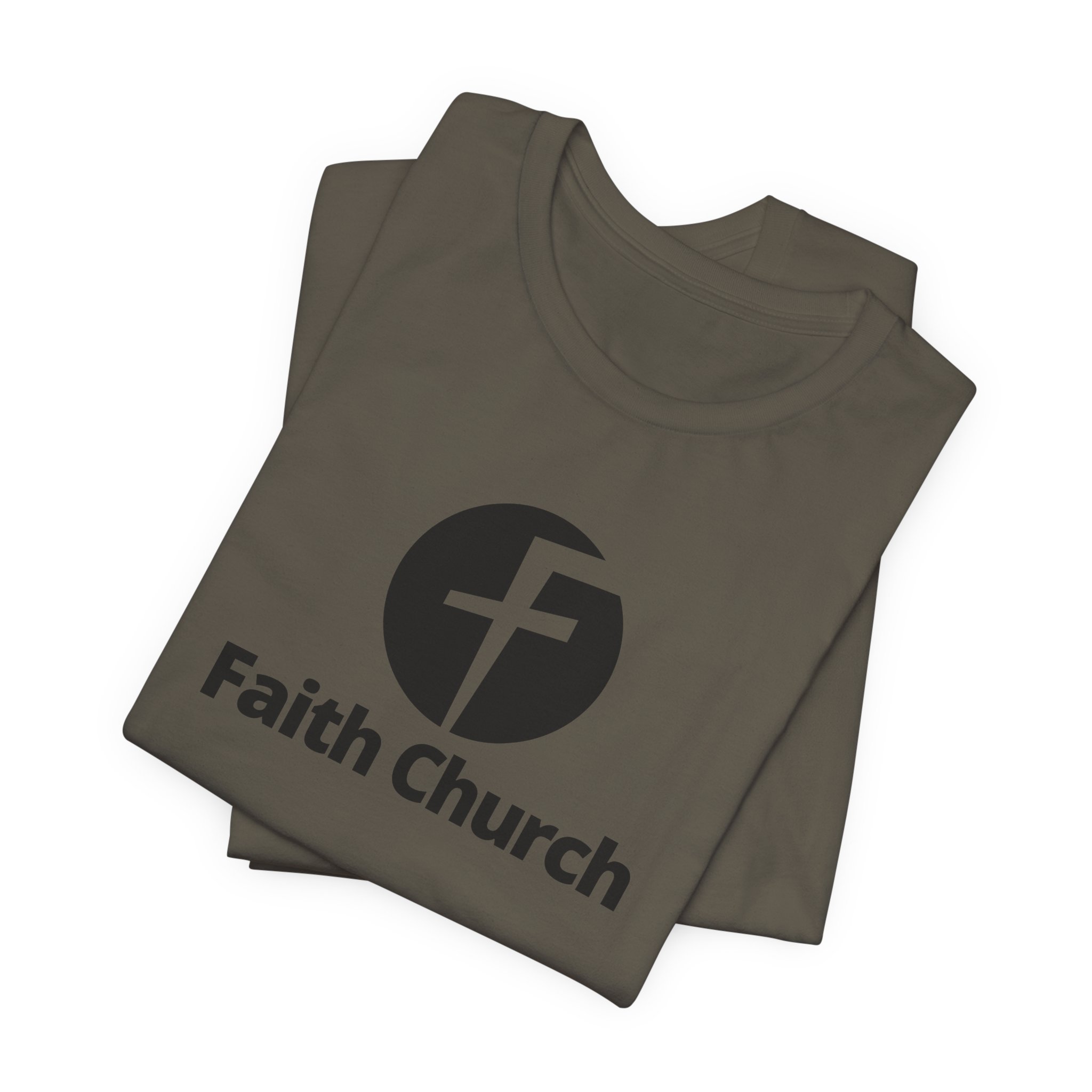 Faith Church Logo T-Shirt — Christian Ministry Tee - Image 33