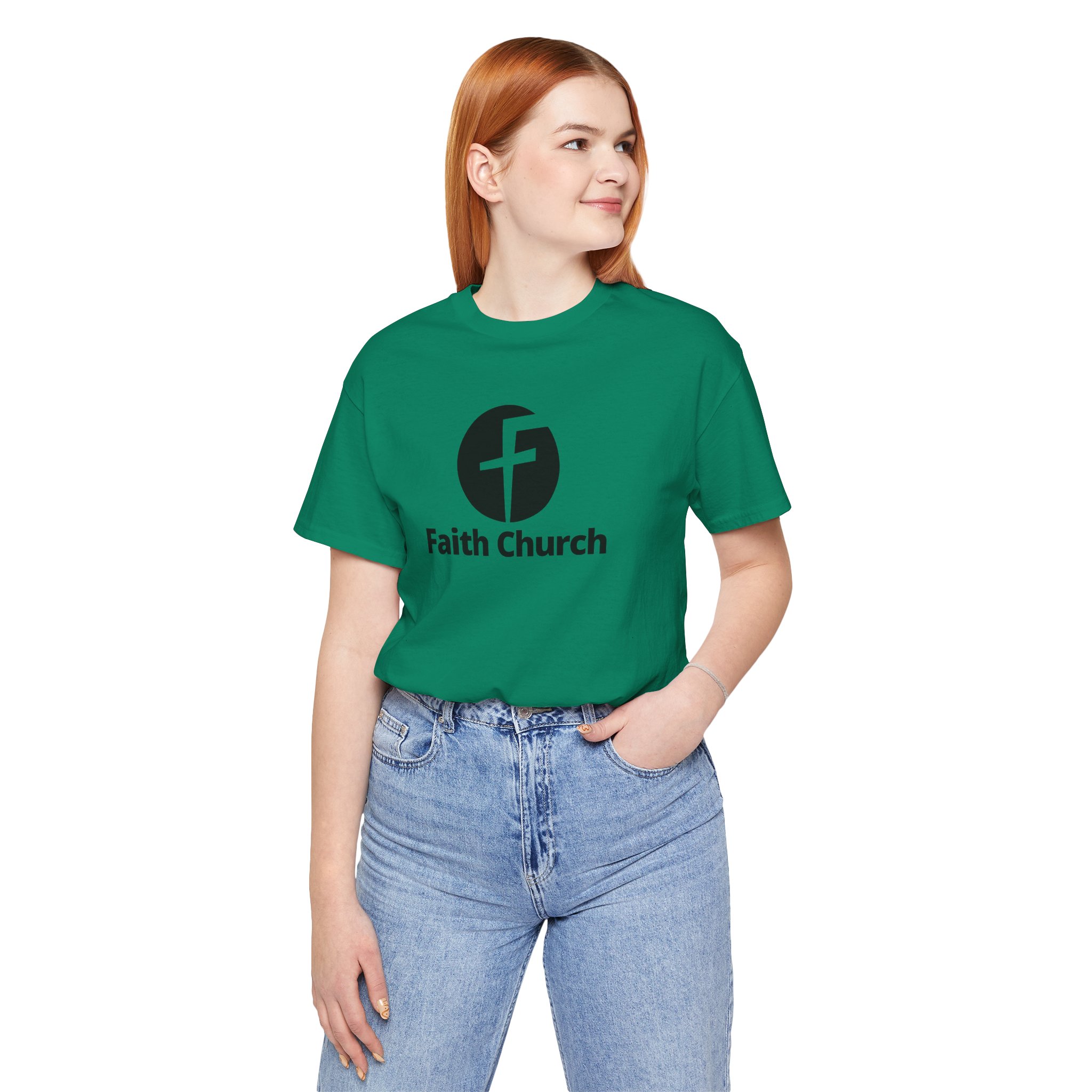 Faith Church Logo T-Shirt — Christian Ministry Tee - Image 45