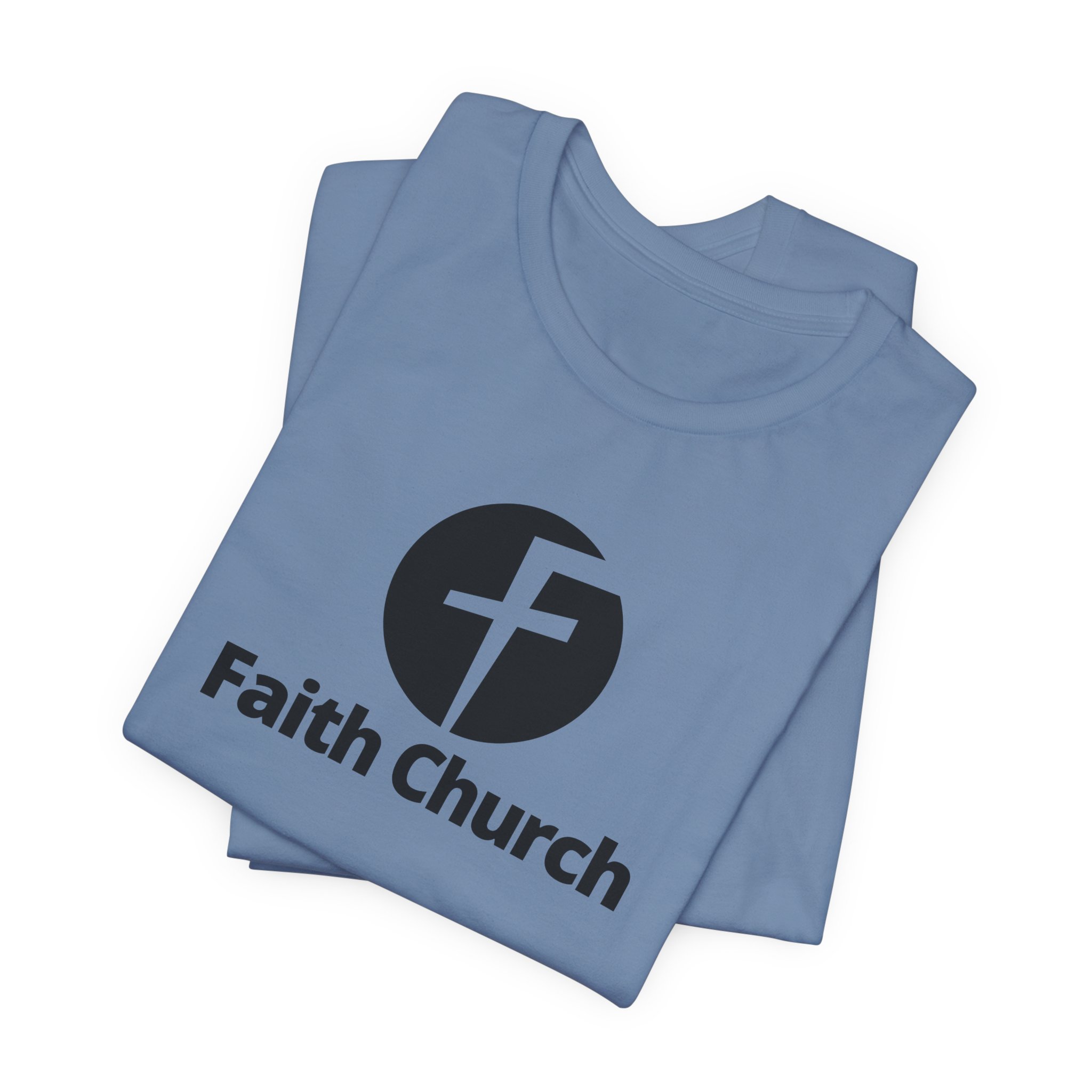 Faith Church Logo T-Shirt — Christian Ministry Tee - Image 48