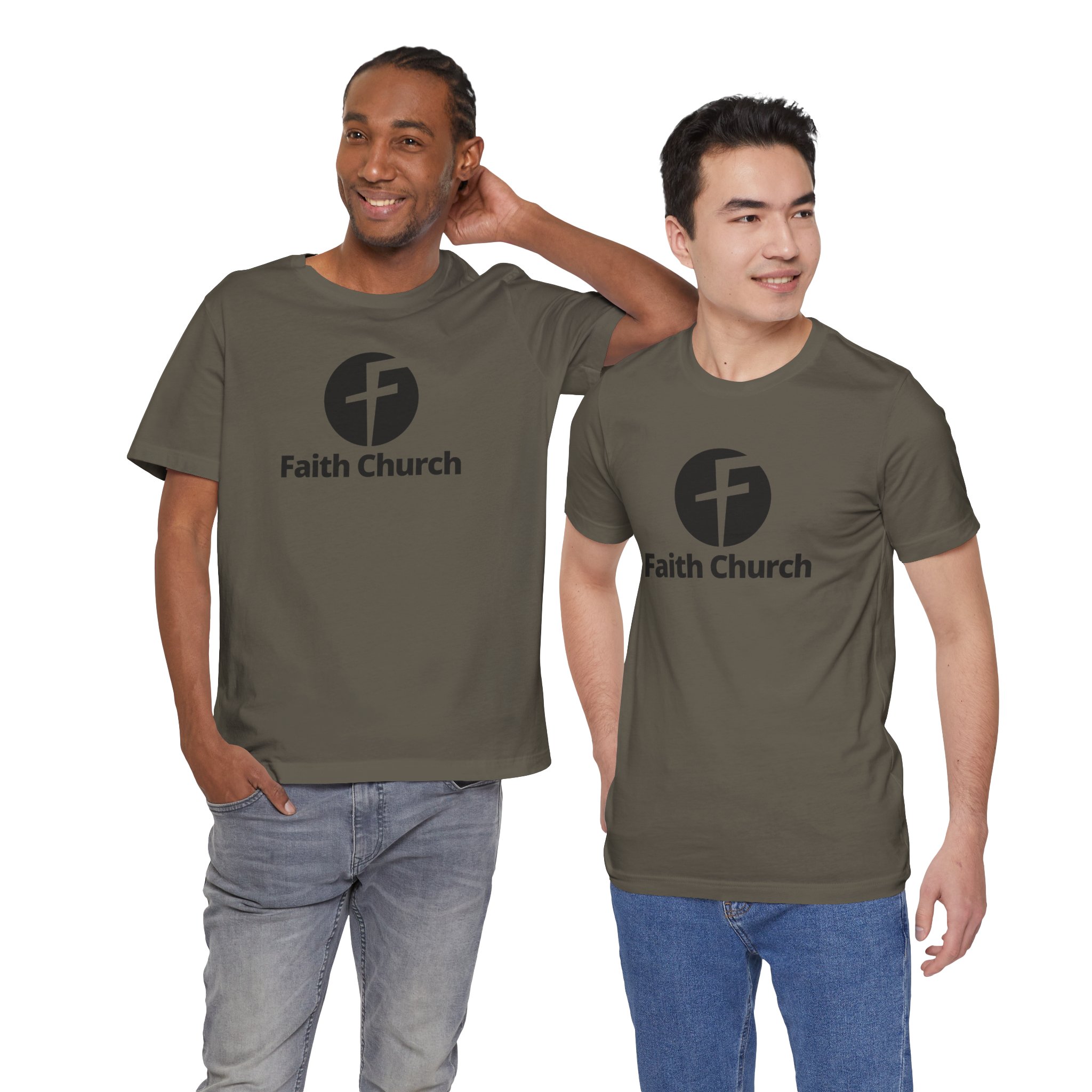 Faith Church Logo T-Shirt — Christian Ministry Tee - Image 36